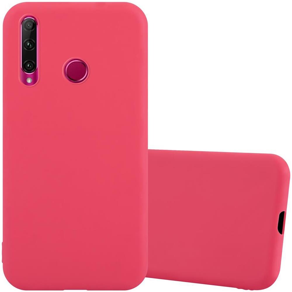 Custodia Compatibile Con Honor 10i / 20i / 20 Lite / Huawei Enjoy 9s In Candy Rosso - Coperchio Protettivo In Silicone Tpu Flessibile - Foto 1