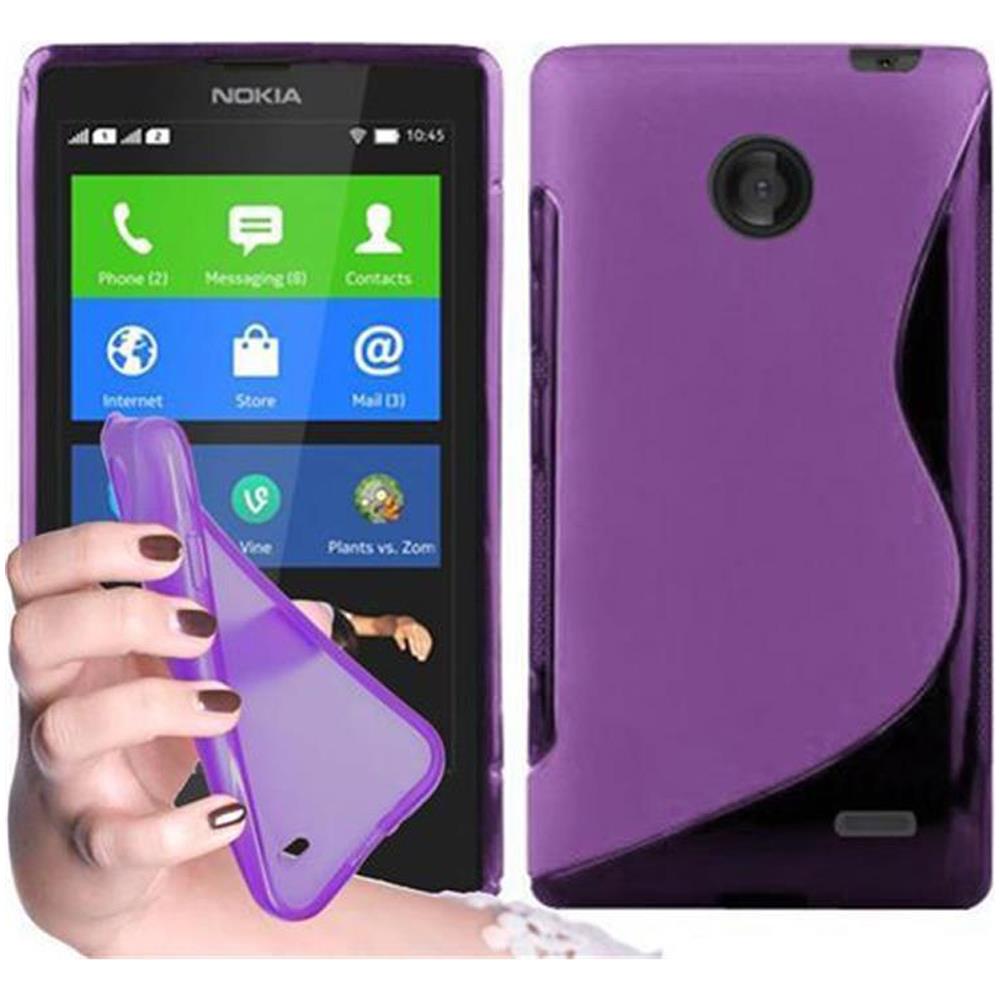 Custodia Compatibile Con Nokia Lumia X In Viola Lilla - Coperchio Protettivo In Silicone Tpu Flessibile - Foto 1