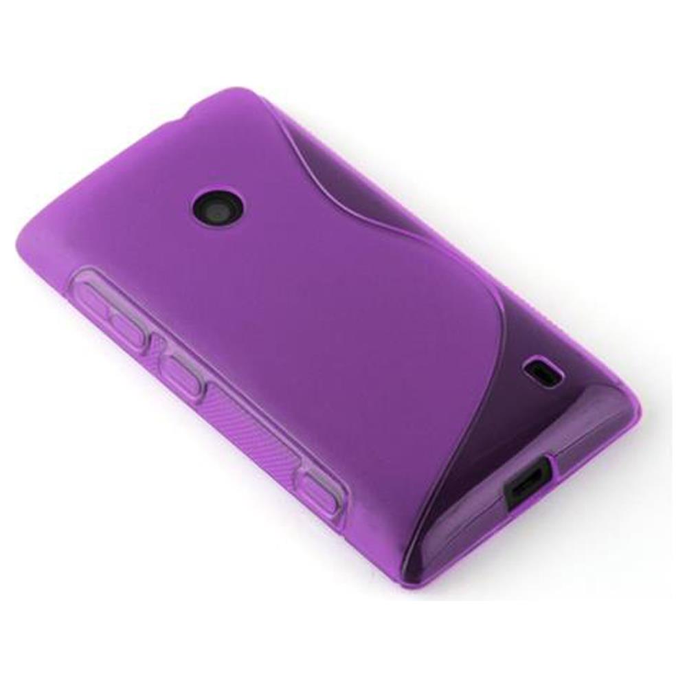 Custodia Compatibile Con Nokia Lumia X In Viola Lilla - Coperchio Protettivo In Silicone Tpu Flessibile - Foto 2