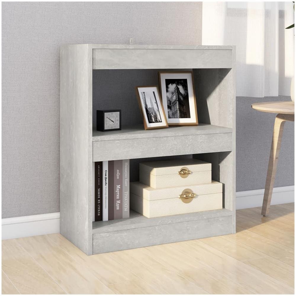 Libreria / divisorio Grigio Cemento 60x30x72 Cm - Foto 3