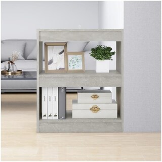 Divisorio Con Libreria Puraday 100x24x188 Cm Bianco - Moderno E Classico, 2 Pezzi