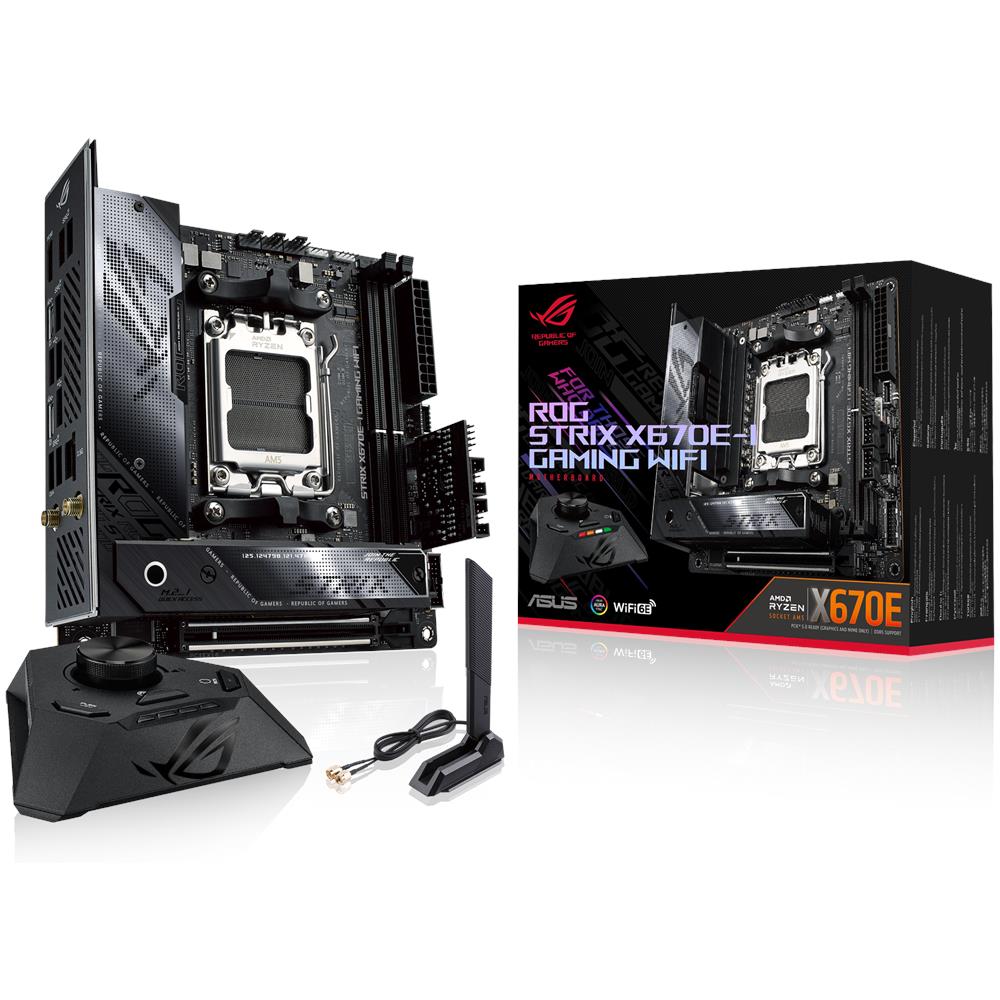 Scheda Madre ROG STRIX X670E-I GAMING WIFI Socket AM5 Chipset X670 miniITX - Foto 1
