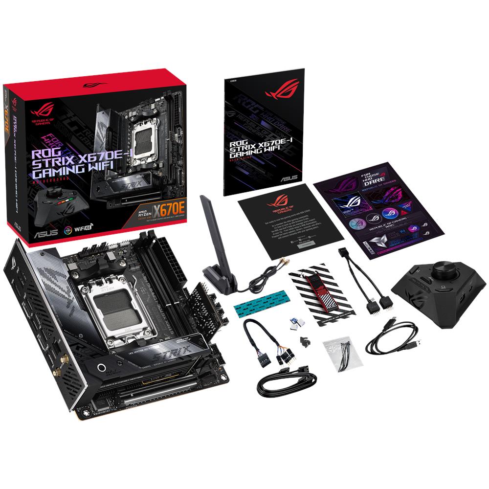 Scheda Madre ROG STRIX X670E-I GAMING WIFI Socket AM5 Chipset X670 miniITX - Foto 2