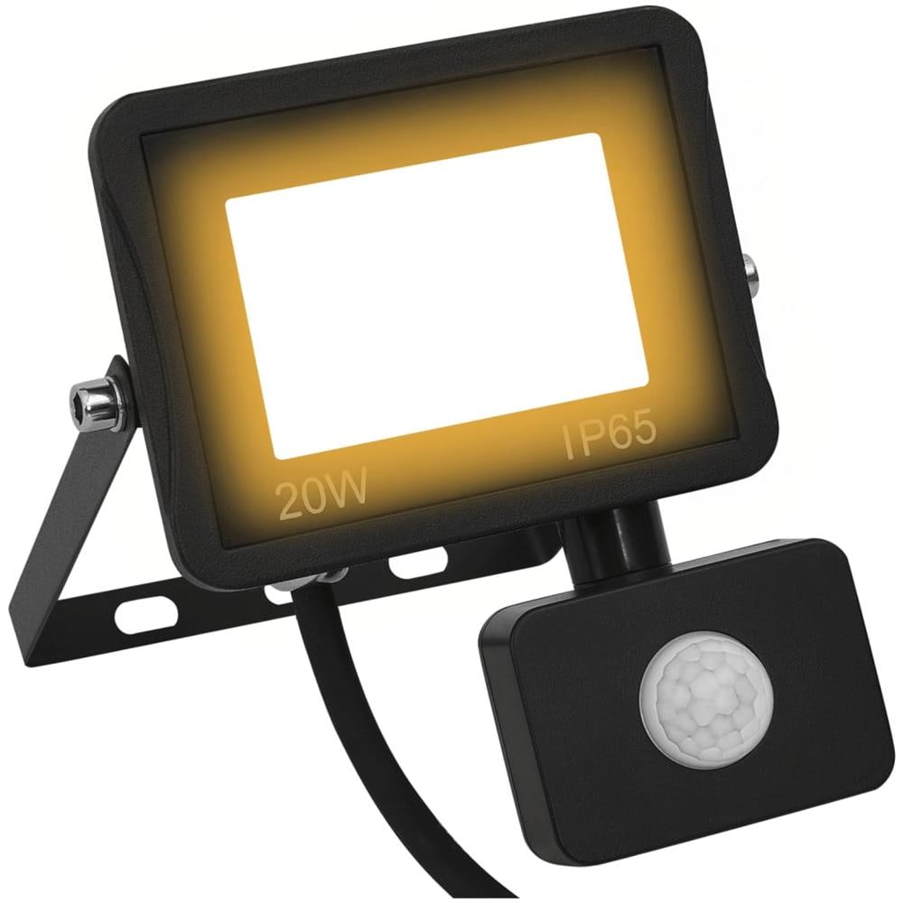 Faretto A Led Con Sensore 20 W Bianco Caldo - Foto 1