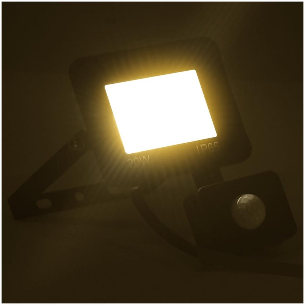 Faretto A Led Con Sensore 20 W Bianco Caldo - Foto 2