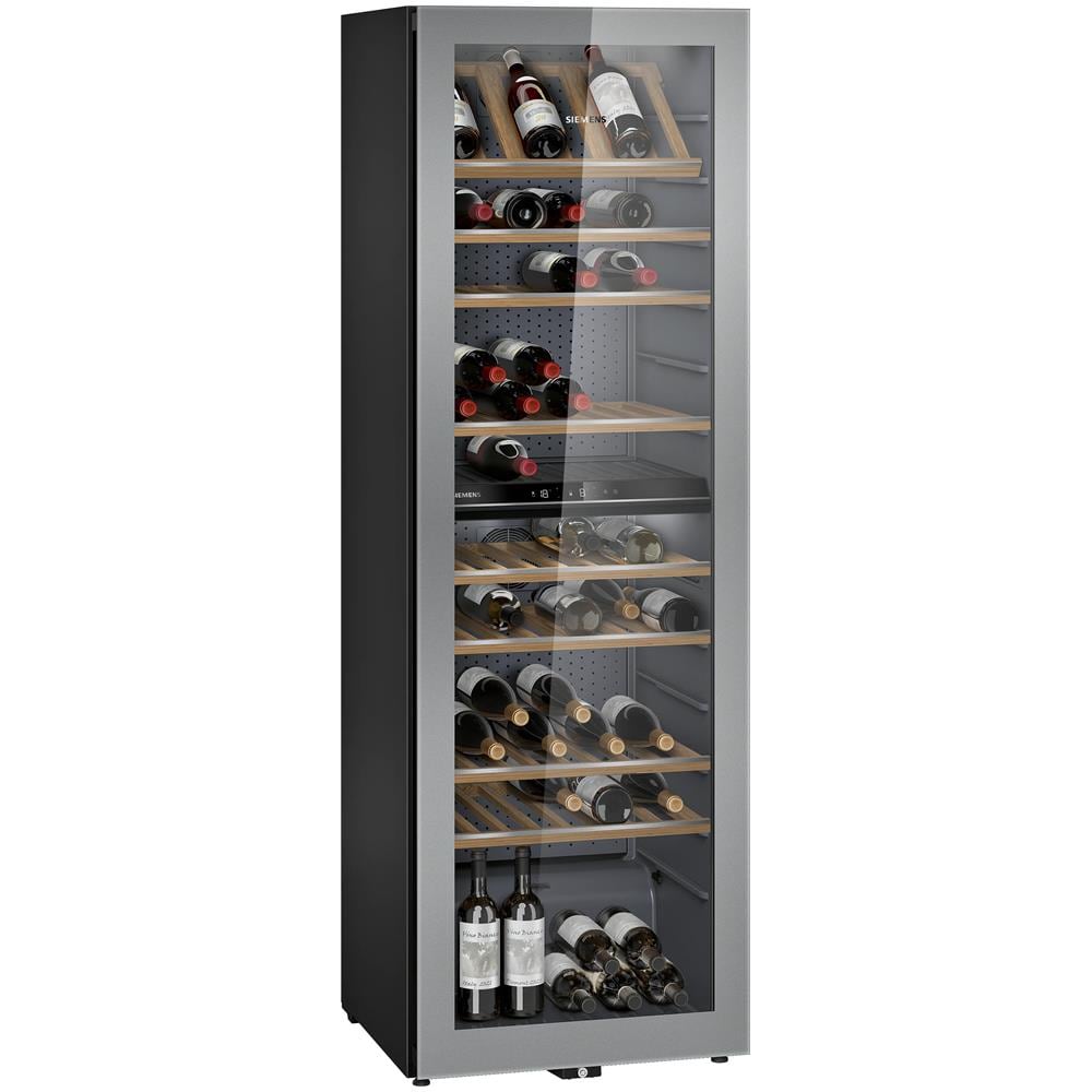 Cantinetta Vino KW36KATGA a Libera Installazione con Doppia Temperatura Capacità 199 Bottiglie Classe G Colore Grigio - Foto 1