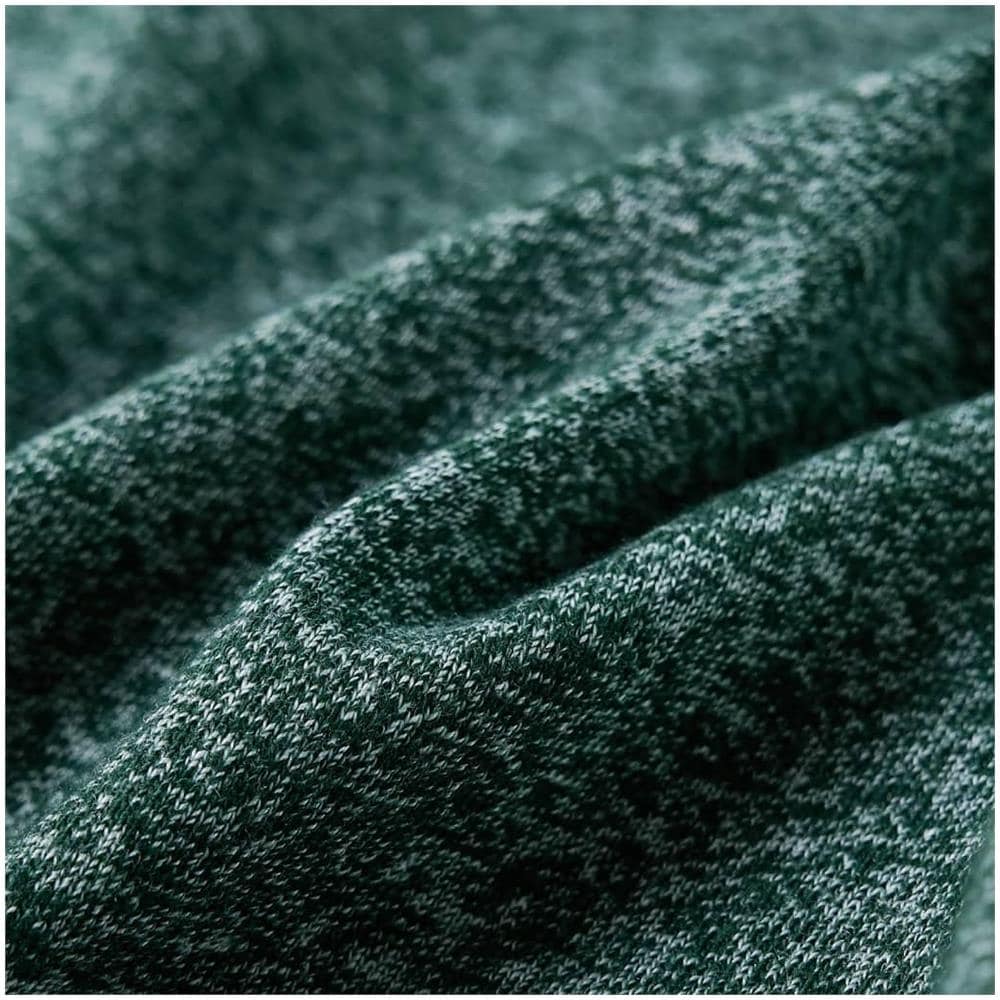 Maglietta Bambino Maniche Lunghe Verde Scuro Mélange 128 - Foto 7