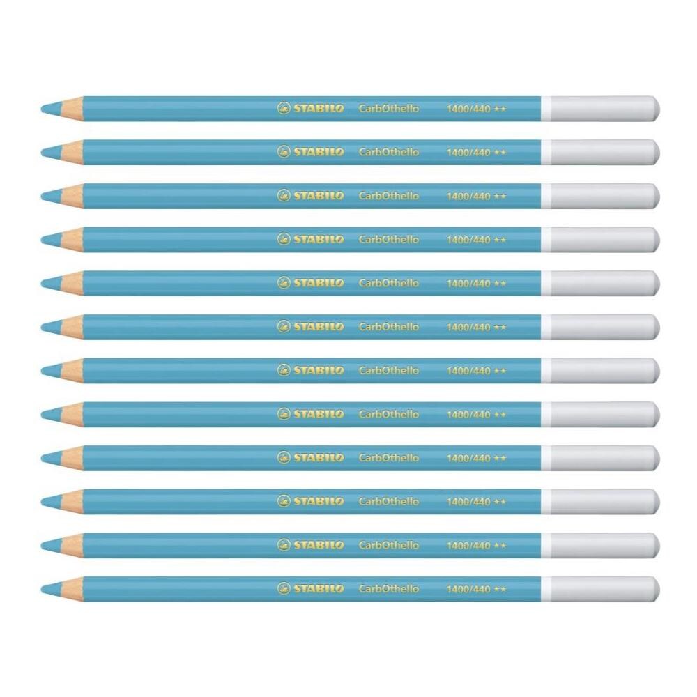 CarbOthello - Matita colorata Premium - Confezione da 12 - Blu Cielo - Foto 1