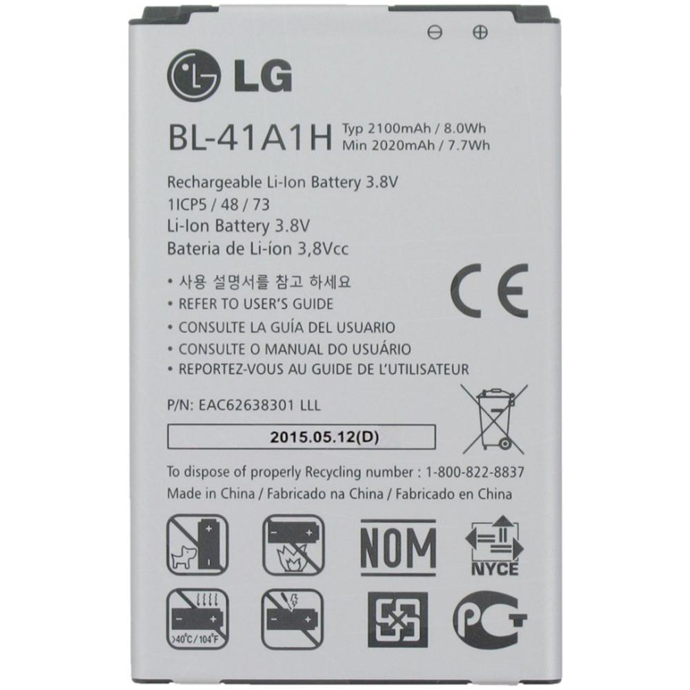 Batteria Nuova Originale Lg Bl-41a1h Li-ion 2020mah Per F60 D390n - Foto 1