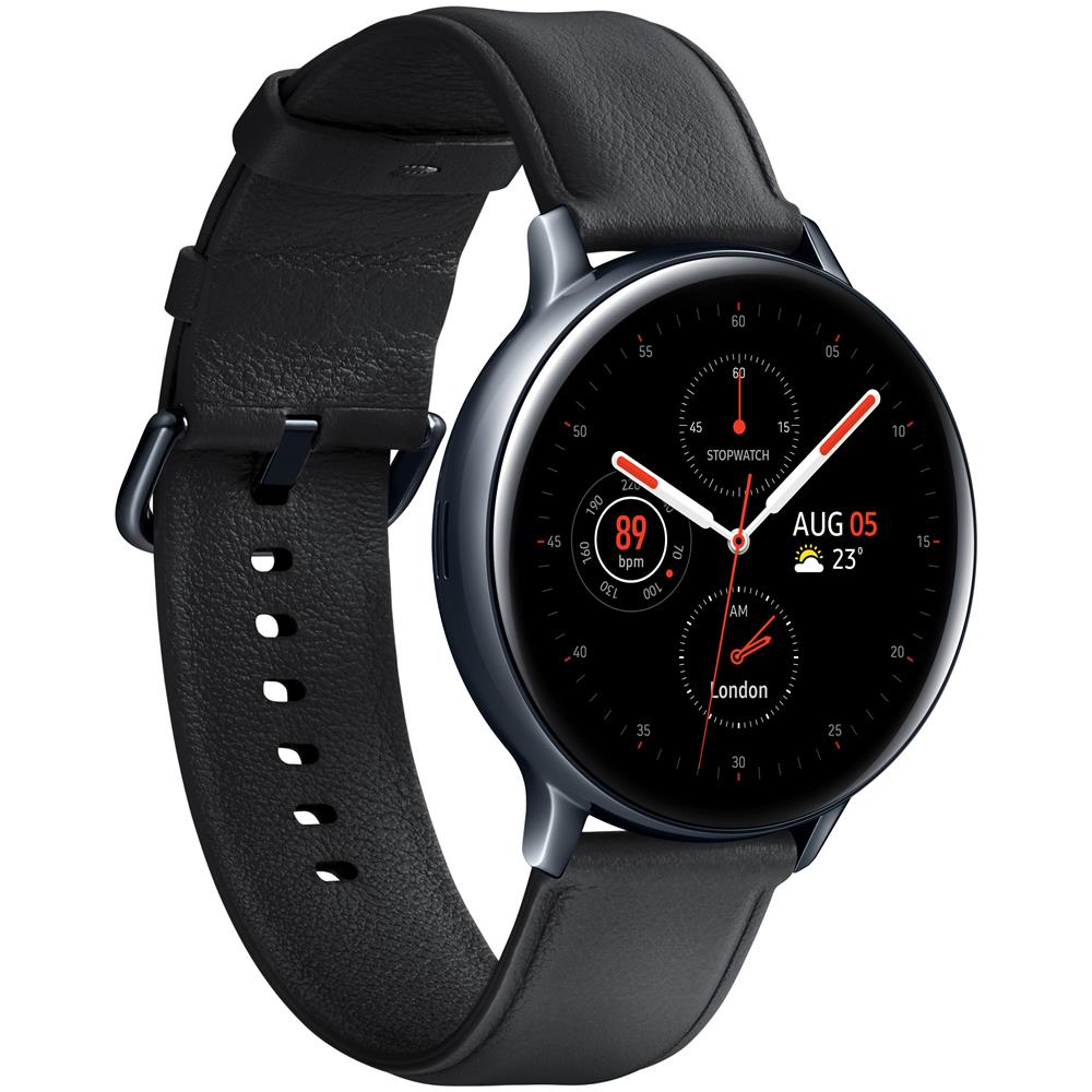 Galaxy Watch Active2 3,43 cm (1.35") OLED 44 mm Digitale 360 x 360 Pixel Touch screen 4G Nero Wi-Fi GPS (satellitare) - Foto 1
