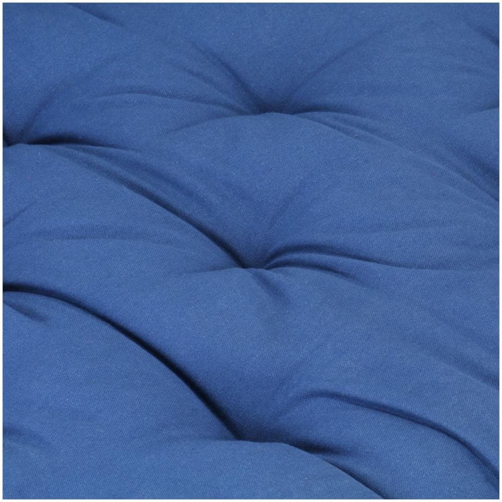 Cuscino Per Pallet E Pavimento In Cotone 120x40x7 Cm Blu Chiaro - Foto 2