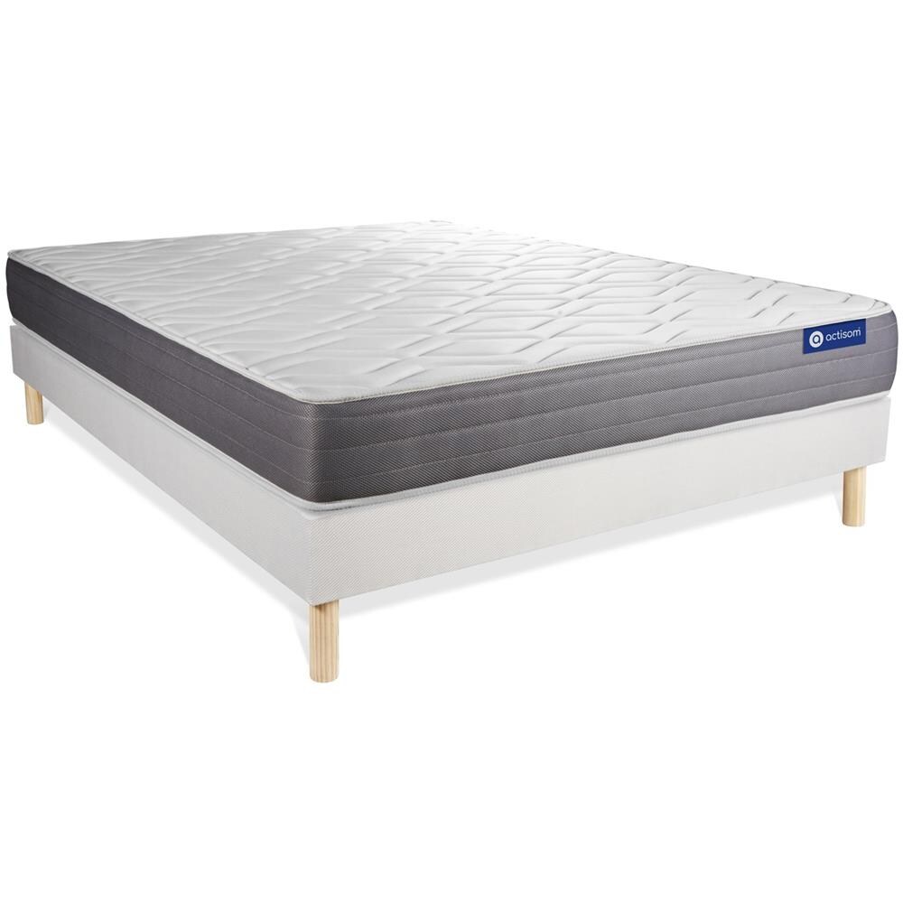 Kit Rete E Materasso Matrimoniale Actilatex Dream 150x195cm - Spessore : 22cm - Lattice E Memory Foam - Moderatamente Rigido - Foto 2
