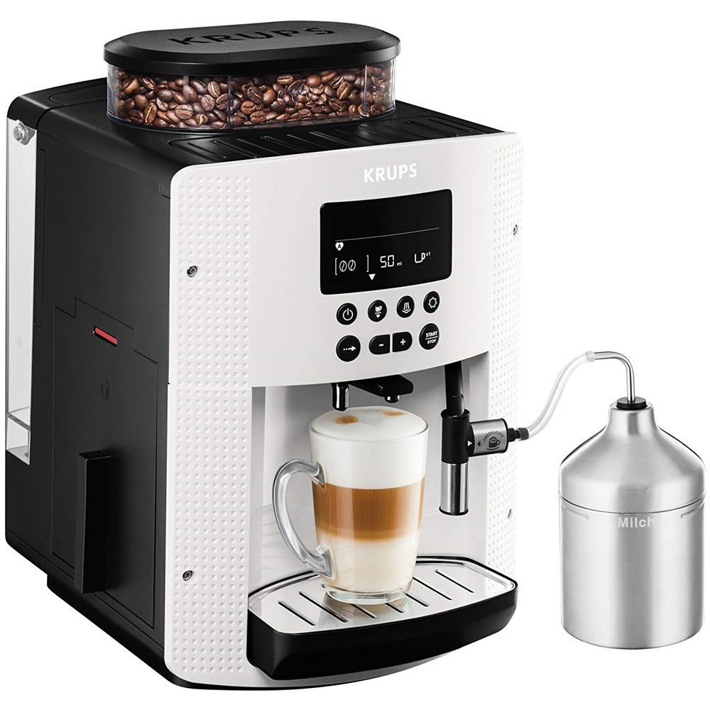 Macchina da Caffè Espresso Automatica Essential EA 8161 Serbatoio 1,8 L Potenza 1450 Watt Colore Bianco - Foto 2