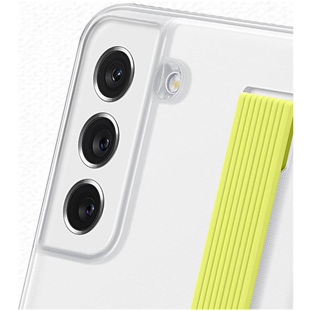 Cover Galaxy S21 Fe Originale Slip Strap Cover Retro Traslucido - White - Foto 2