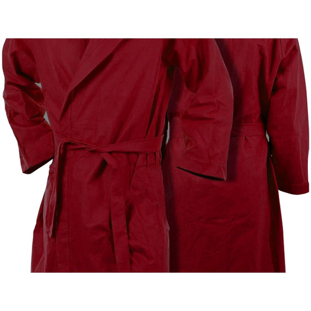 Accappatoio Con Cappuccio In Microfibra Adulto Unisex In Tinta Unita Vari Colori L Bordeaux - Foto 6