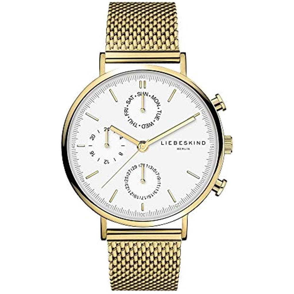 Orologio Multi-quadrante Quarzo Donna Con Cinturino In Acciaio Inox Lt-0192-mm - Foto 1