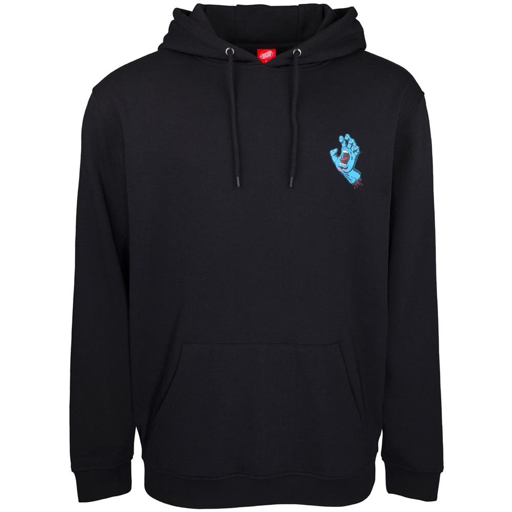 Men's Hoodie Screaming Hand Chest Black - Xl - Foto 2