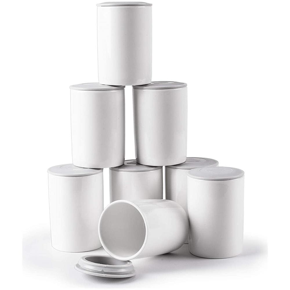 P8YM2 Set 8 Vasetti di Ricambio in Ceramica 125 ml per Yogurtiere YM1 / YM2 - Foto 1
