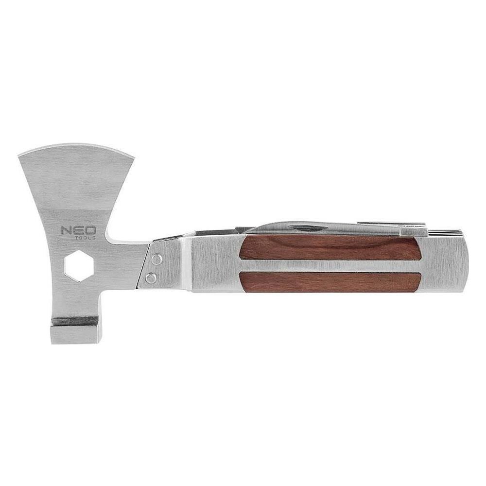 Utensile Da Escursione 11 In 1 Manico Rivestito Legno Neo - Foto 1