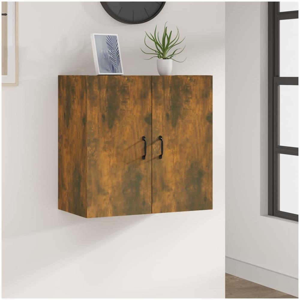 Mobile Pensile Rovere Fumo 60x31x60 Cm Legno Multistrato - Foto 1