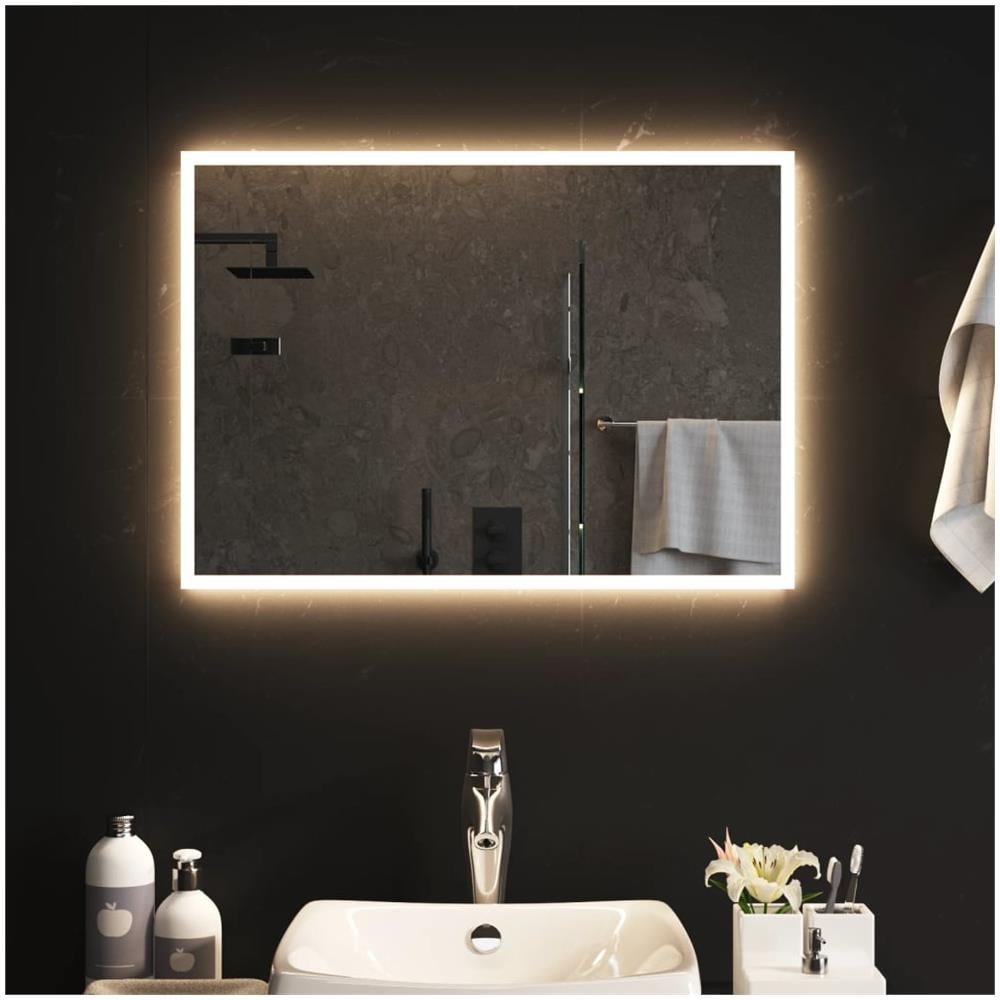 Specchio Da Bagno Con Luci Led 70x50 Cm - Foto 1