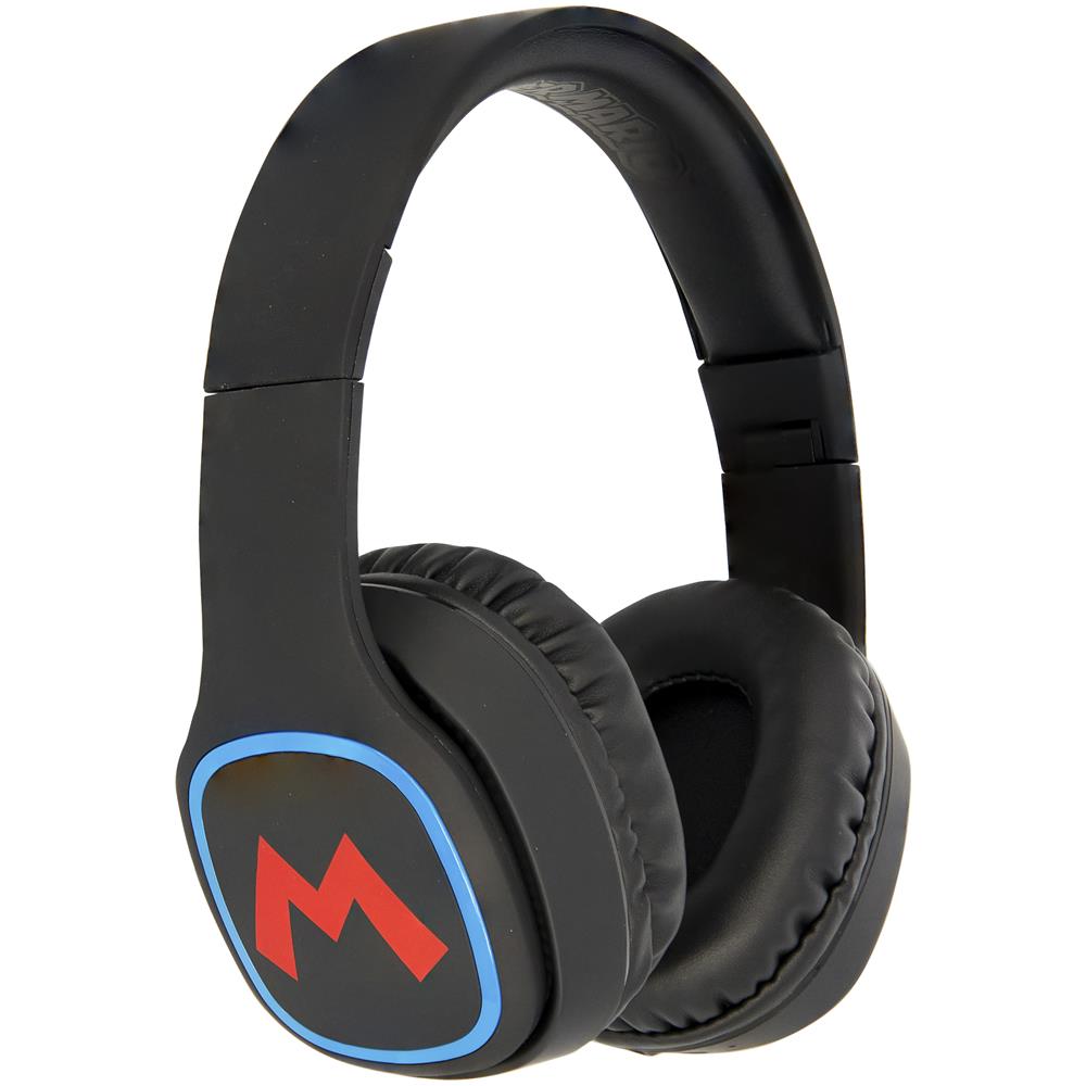 Cuffia e Auricolare SM0698 Wireless A Padiglione Musica e Chiamate Bluetooth Colore Nero / Blu / Rosso - Foto 1