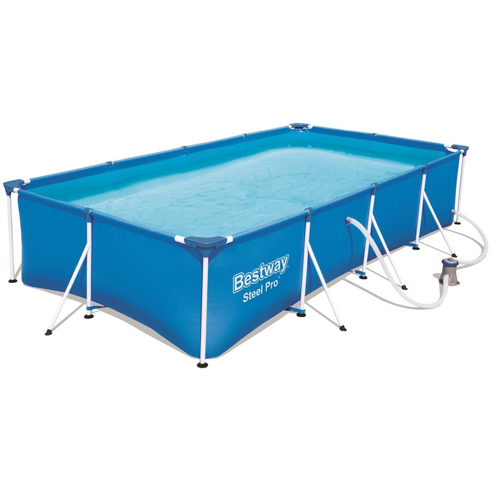 Steel Pro Piscina Rig Rettangolare 400X211X81 - Foto 1