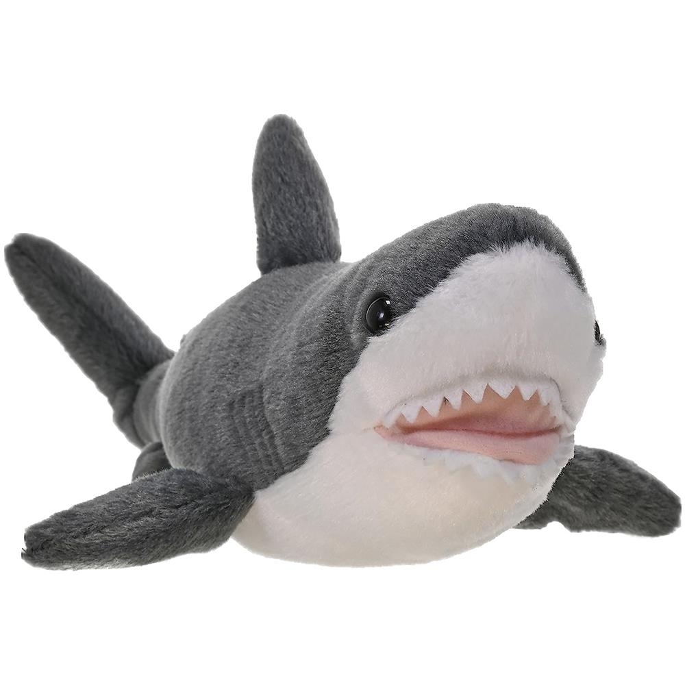 Grande Squalo Bianco Peluche, Animale Farcito, Peluche, Regali Per Bambini, Coccoloni 13 Pollici - Foto 2