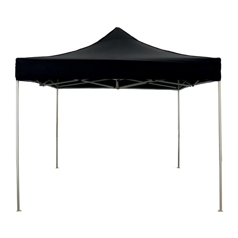 Telo Tetto Nero 3x3 Impermeabile Per Ricambio Gazebo Richiudibile - Foto 2