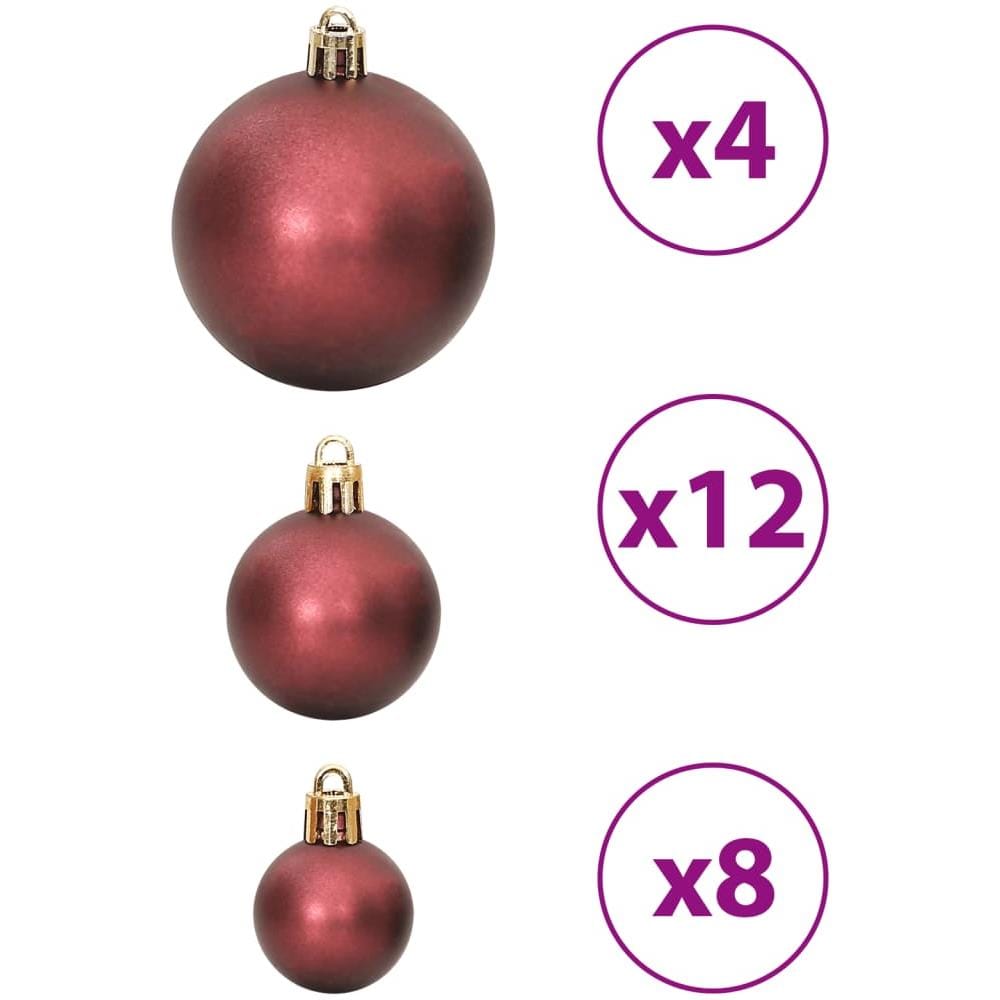 Palline Di Natale 100 Pz Champagne E Marrone 3 / 4 / 6 Cm - Foto 7
