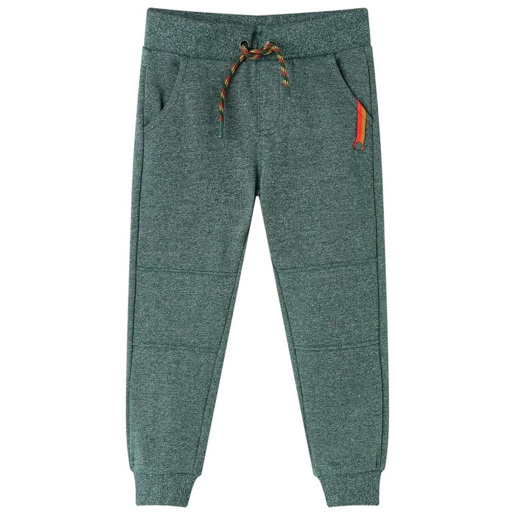 Pantaloni Tuta Per Bambini Verde Scuro 92 - Foto 1