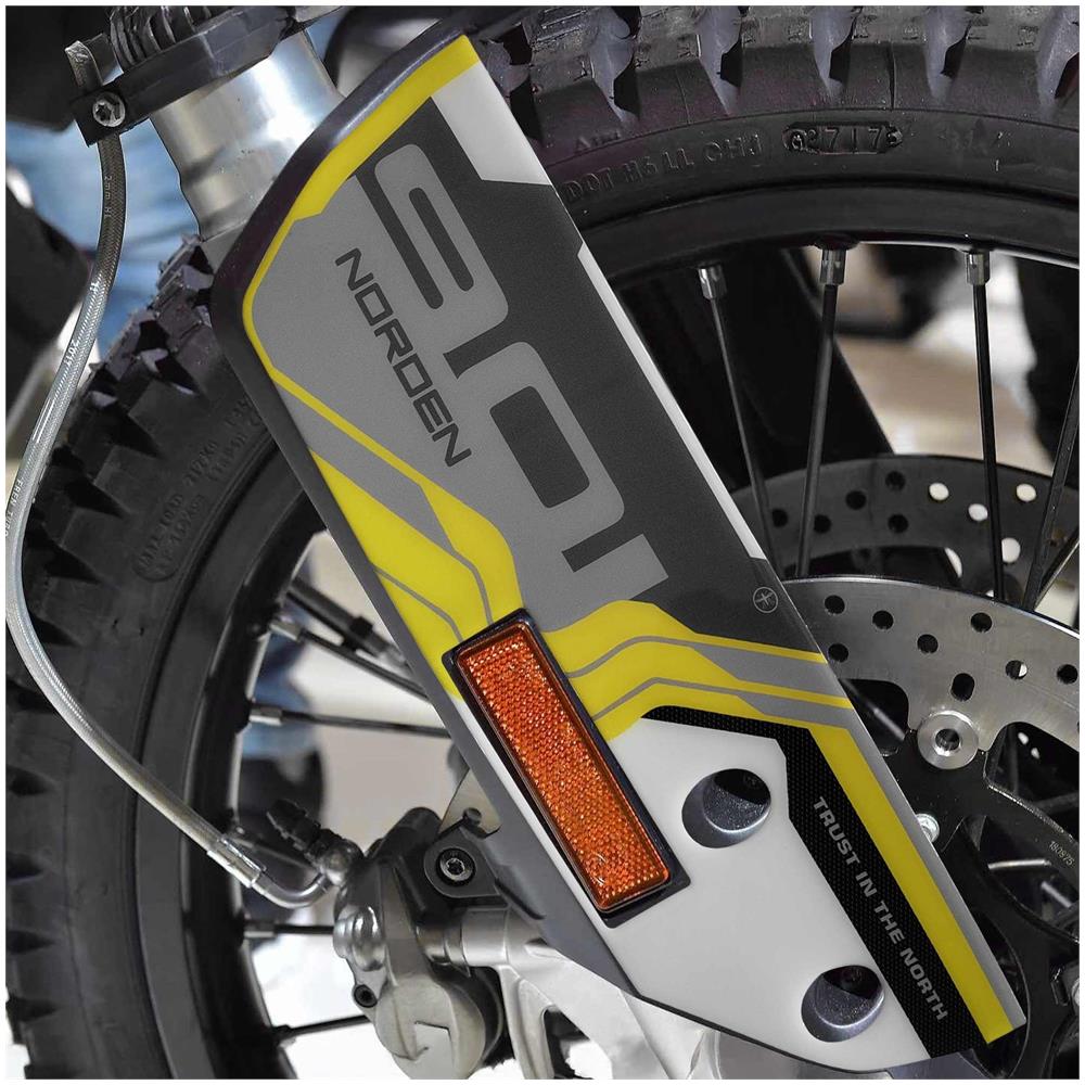 Adesivi Parasteli Parafango Alto Moto Compatibile Con Husqvarna Norden 901 2024 - Foto 2