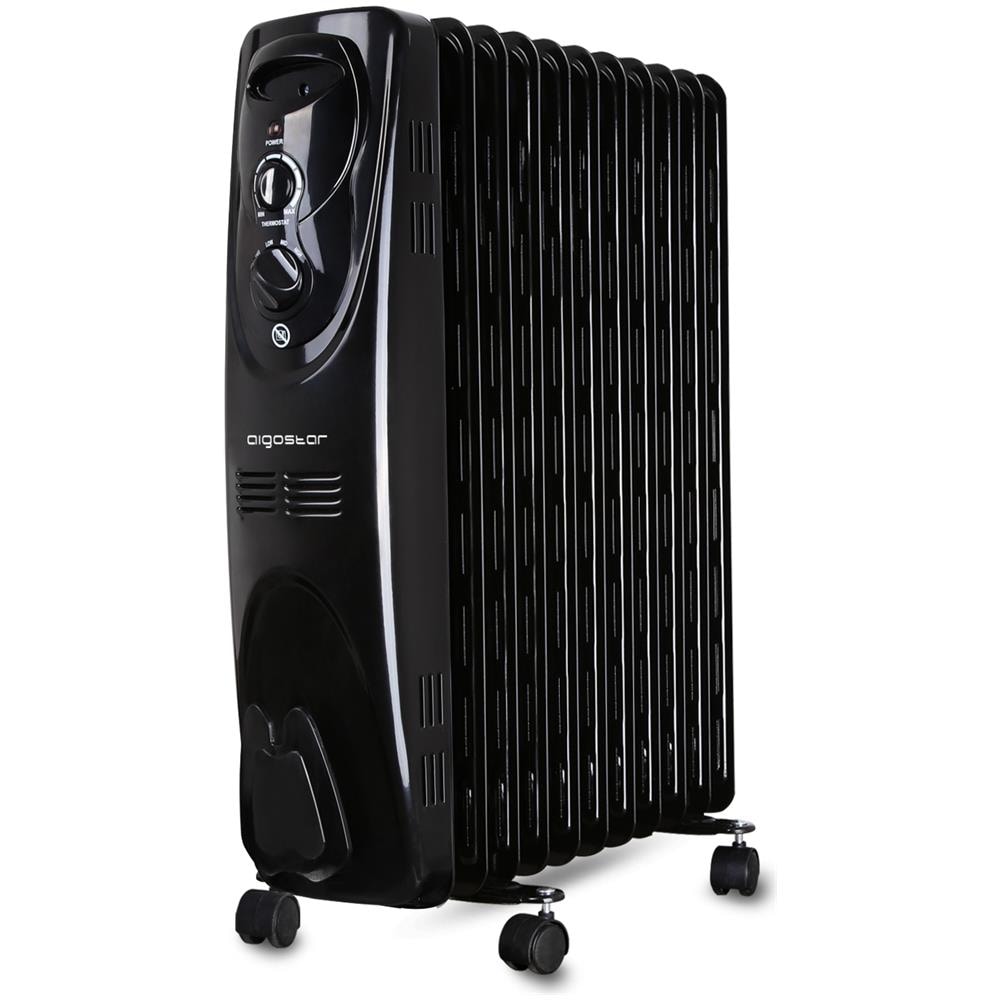 Radiatore Portatile A Olio, 11 Elementi Con Tre Regolazioni Termiche E Controllo Termostato 2300 W - Foto 1