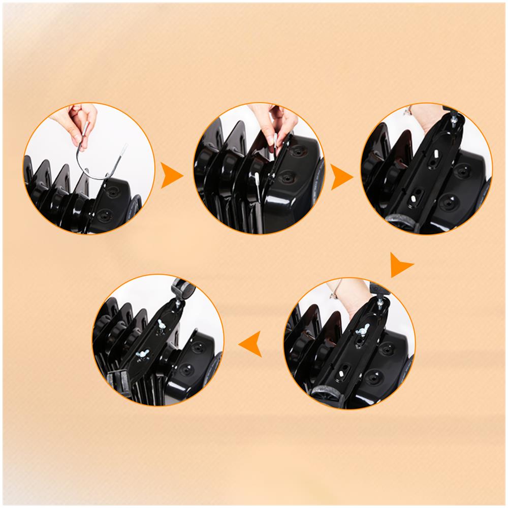 Radiatore Portatile A Olio, 11 Elementi Con Tre Regolazioni Termiche E Controllo Termostato 2300 W - Foto 8