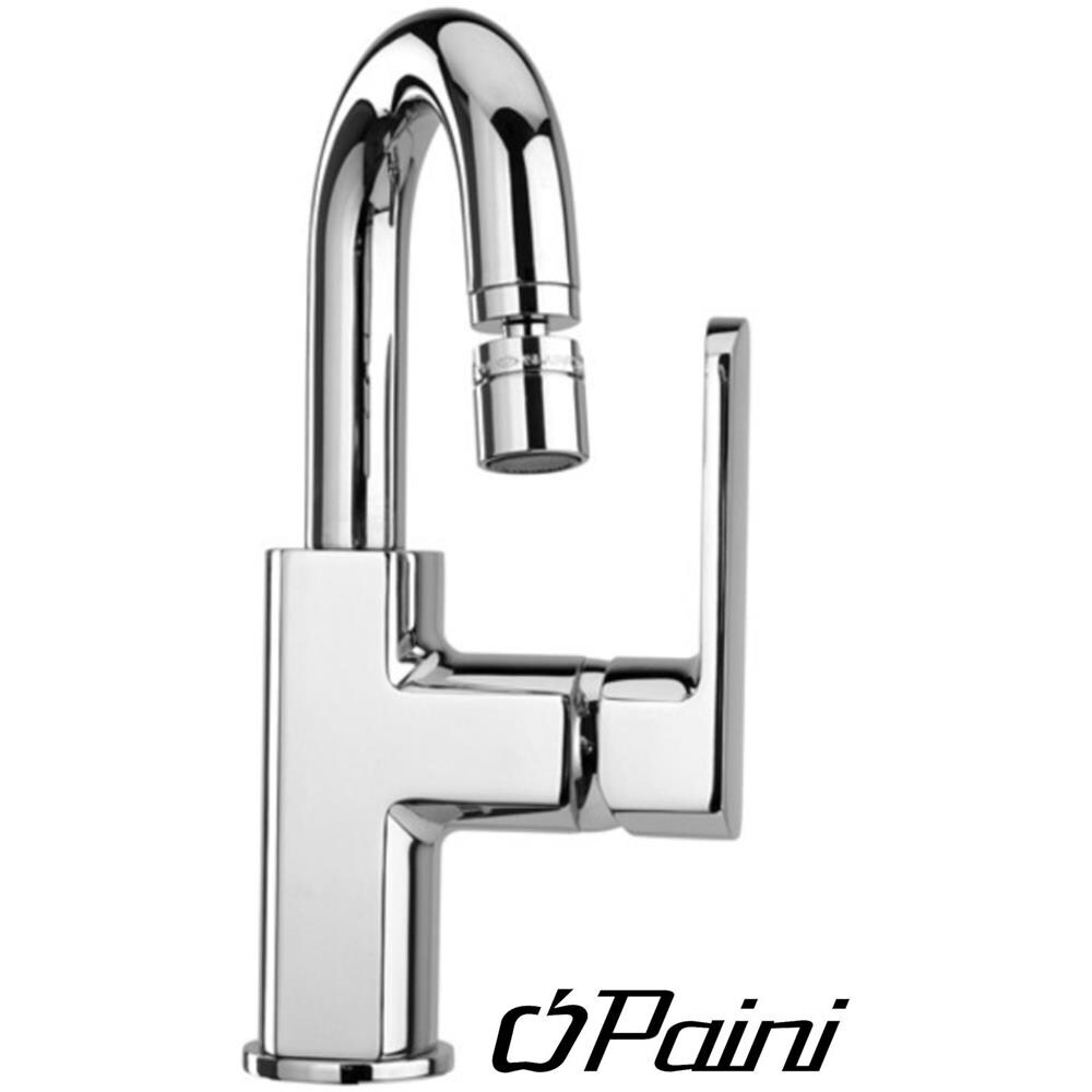 Miscelatore Bidet Monoforo Con Bocca Tubo Orientabile Paini Ovo 86cr251 - Cromato Lucido - Foto 2
