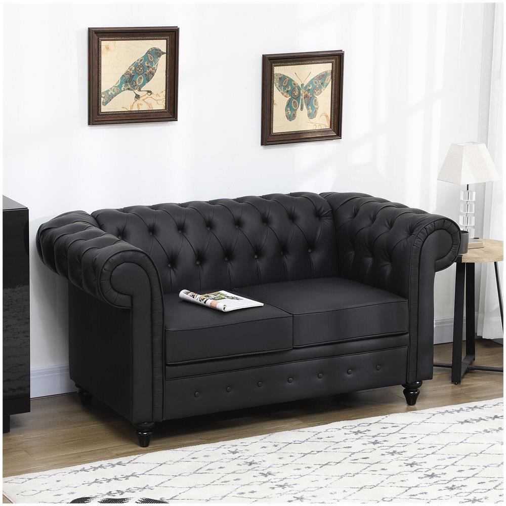 Posti Divano In Ecopelle Nero Leroy Divano Letto Similpelle Nero