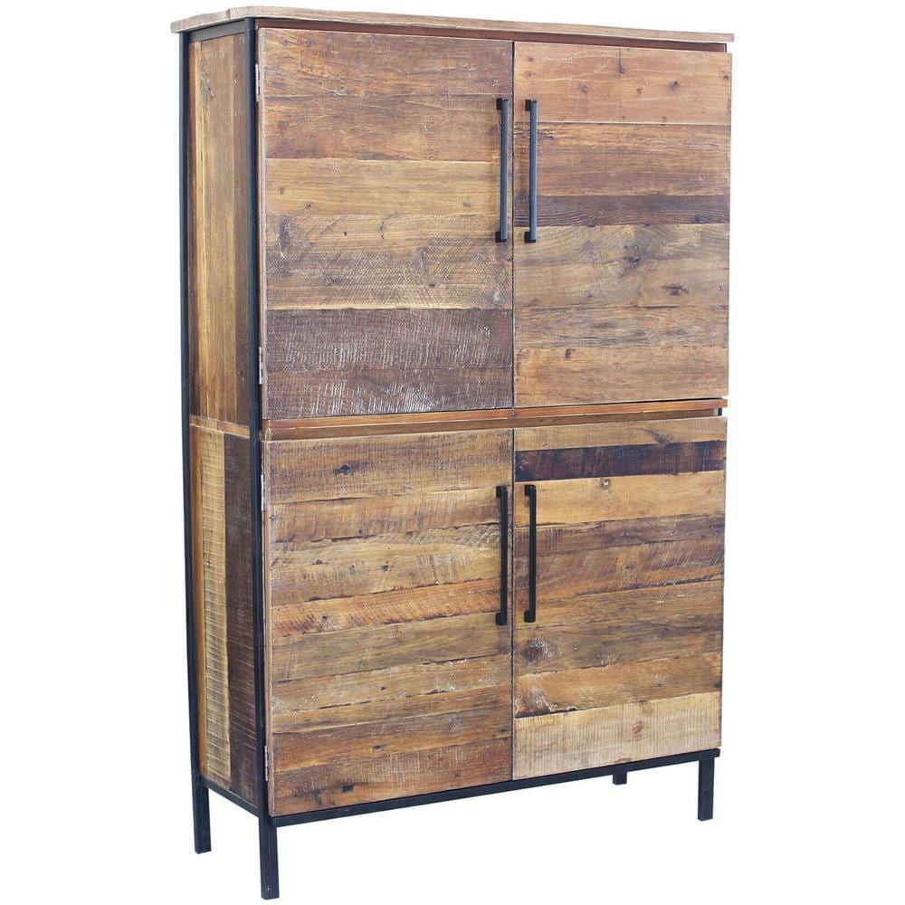 Rune - Credenza Moderna In Legno Con Quattro Ante - Foto 1