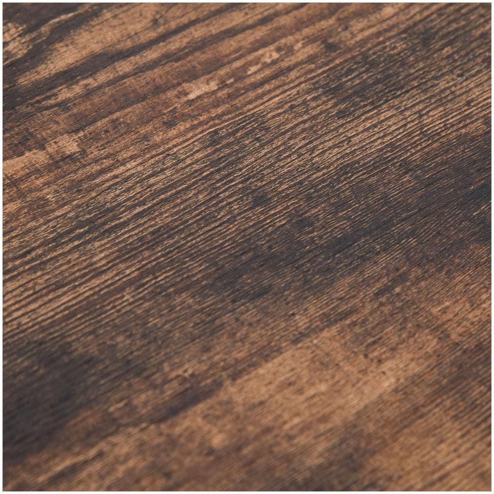 Set Tavolo Alto 2 Sgabelli E Scaffale Stile Industriale Metallo E Legno - Foto 2