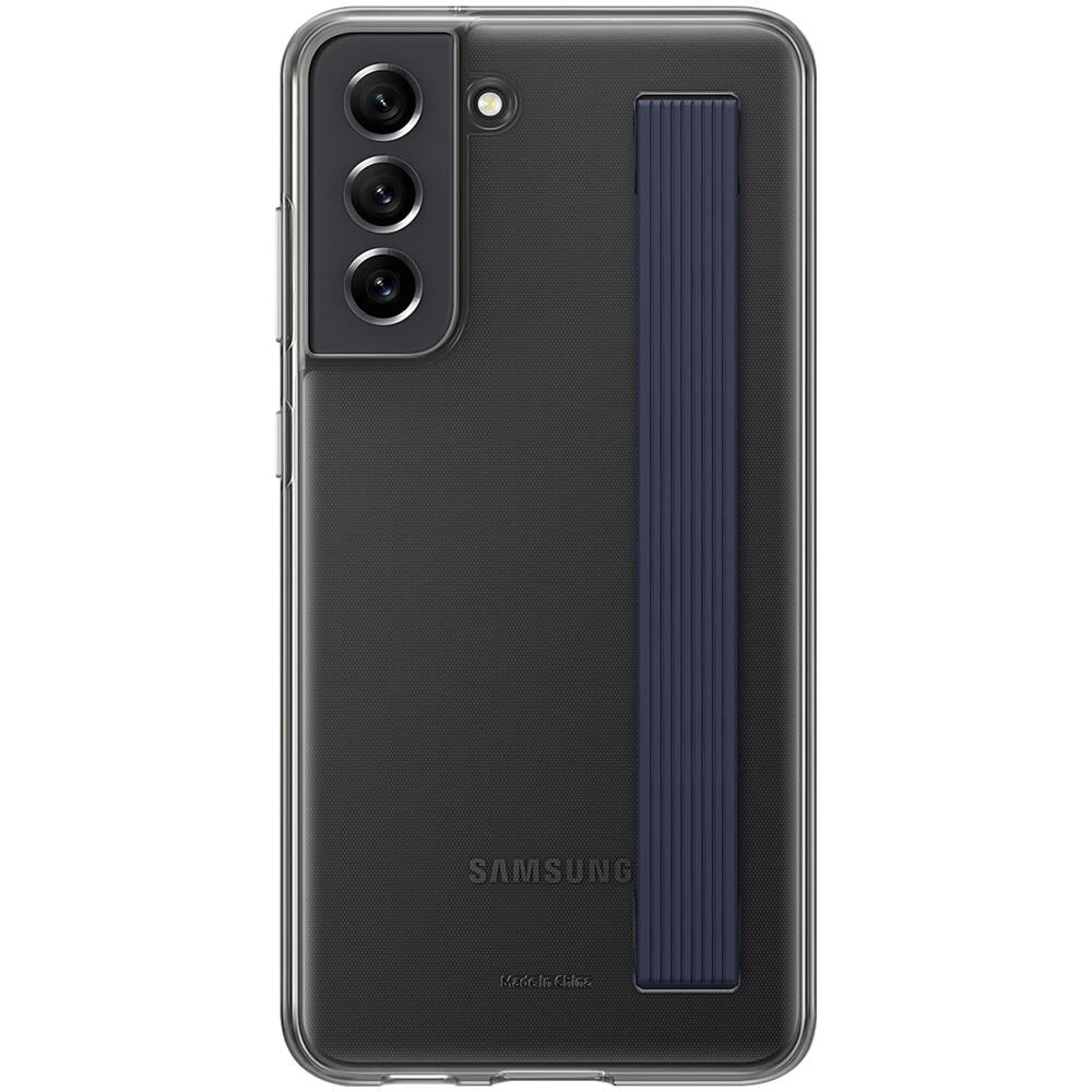 Cover Galaxy S21 Fe Originale Slip Strap Cover Retro Traslucido - Black - Foto 1