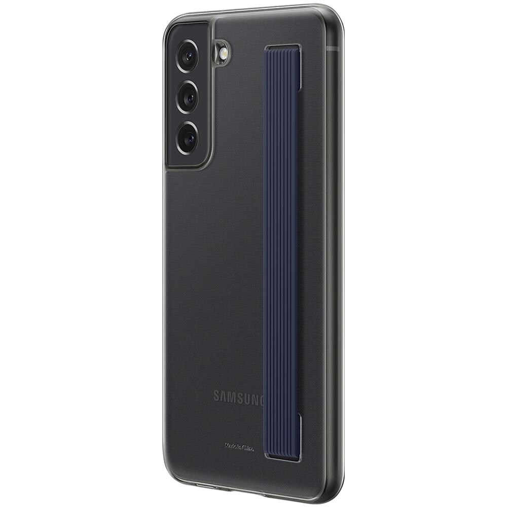 Cover Galaxy S21 Fe Originale Slip Strap Cover Retro Traslucido - Black - Foto 2