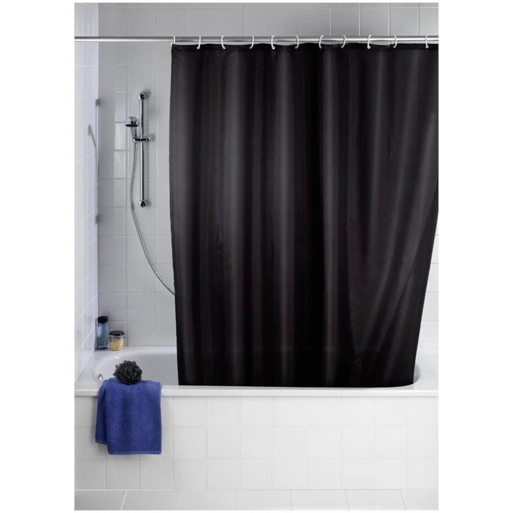 Tenda Doccia, Tessile, Colore Nero, 180x200 Cm, Venko - Foto 2