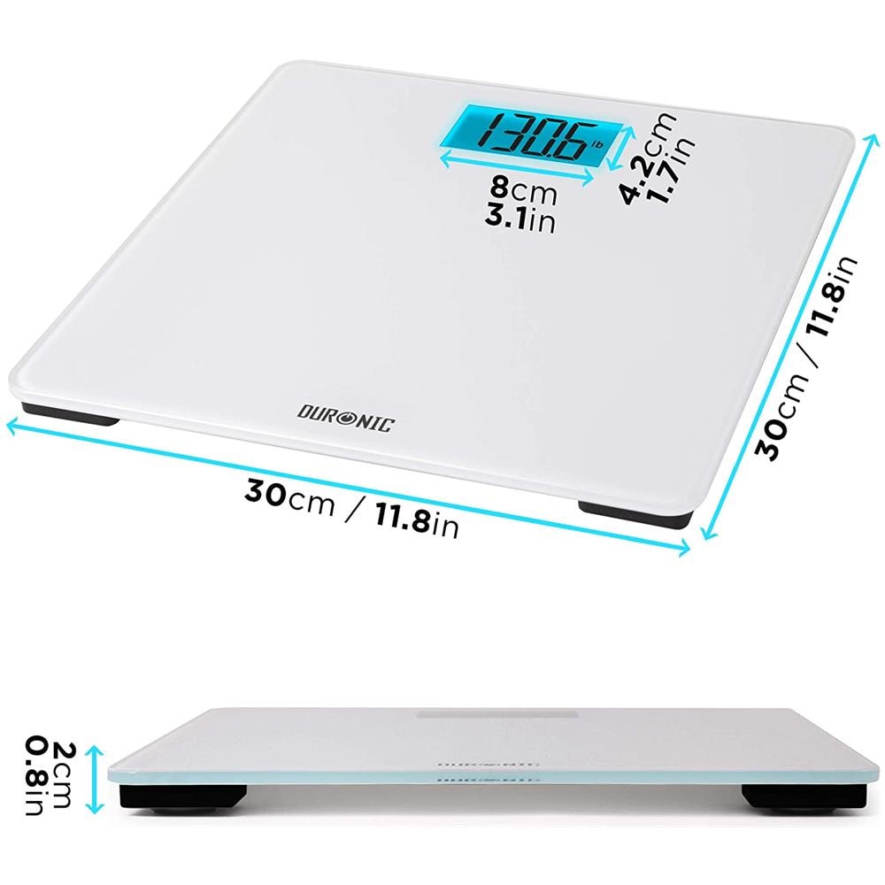 Pesapersone ad Alta Precisione BS403 Portata Massima 180 kg Schermo LCD Vetro - Foto 2