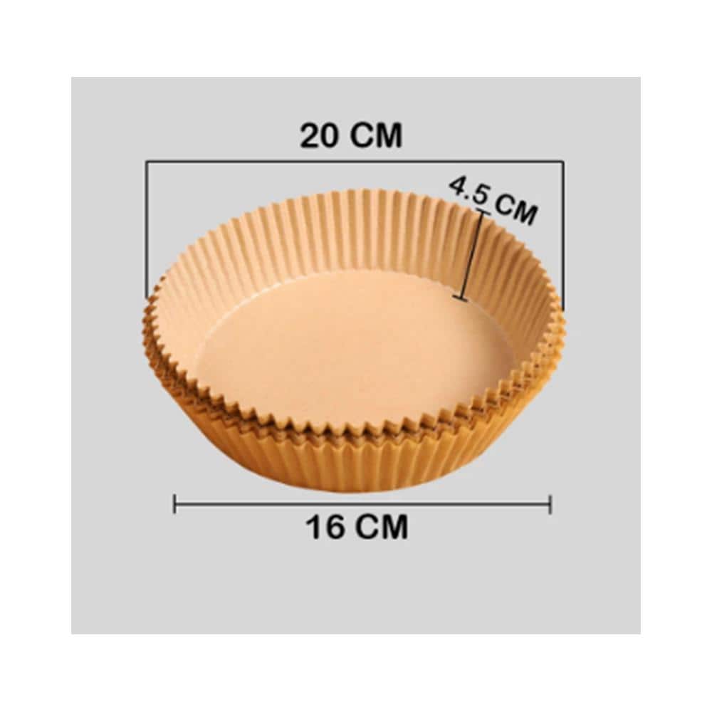 Carta Usa E Getta Air Fryer Per Friggitrici 16 Cm 100 Pz Bianco - Foto 2