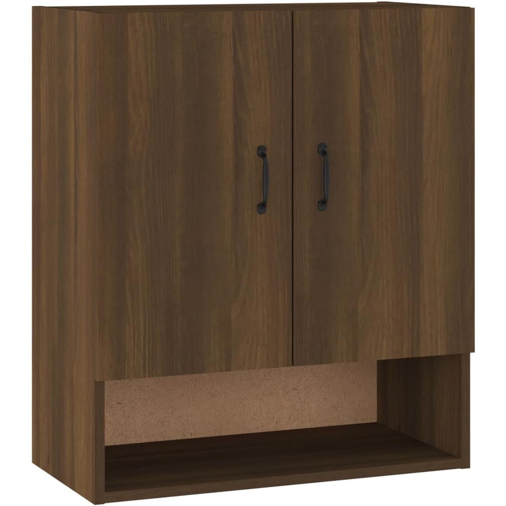 Armadietto A Muro Rovere Marrone 60x31x70 Cm Legno Multistrato - Foto 2