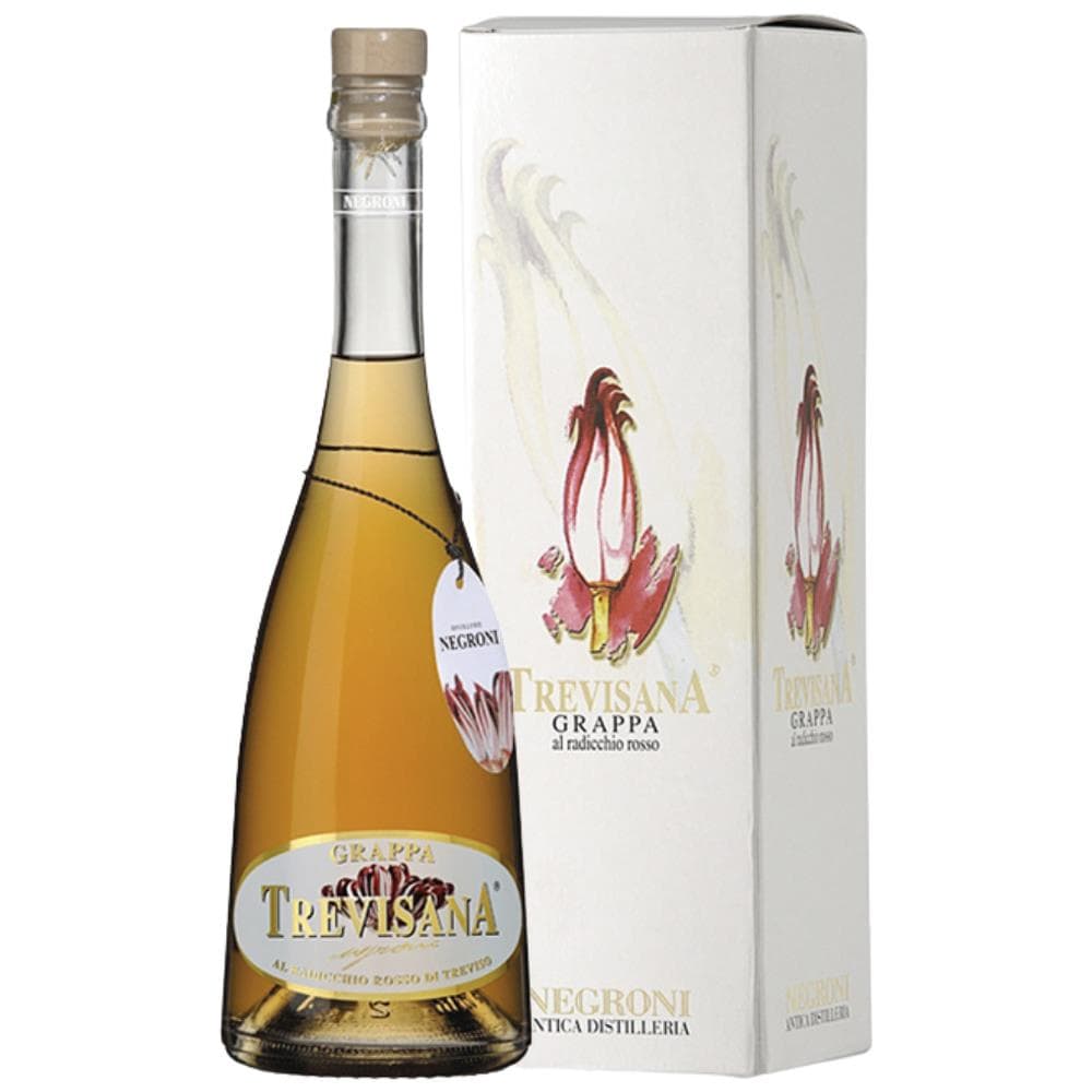 Negroni Trevisana Grappa Al Radicchio Rosso Bottiglia 700 Ml Con Astuccio - Foto 1