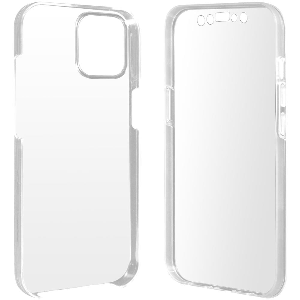 Cover Integrale Per Iphone 13 Mini Retro Rigido E Fronte Flessibile Trasparente - Foto 1