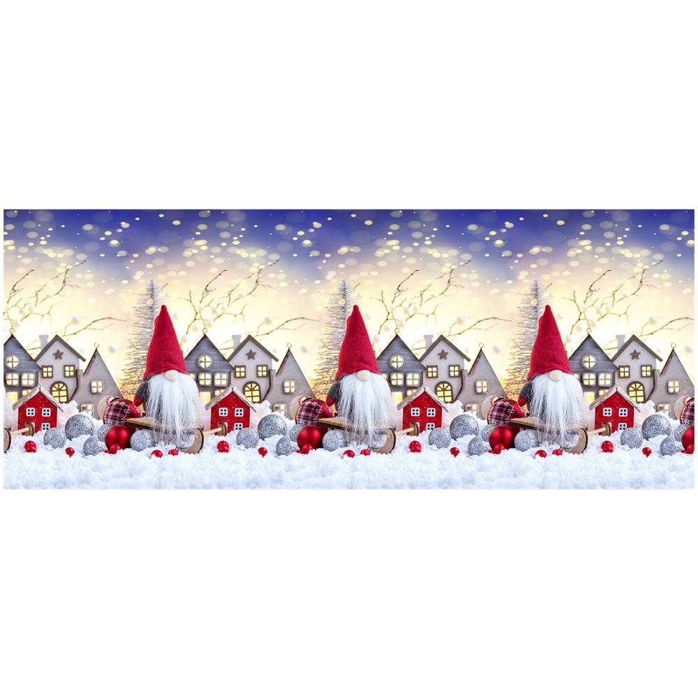 Tappeto Passatoia Cucina Antiscivolo Sottolavello Digitale Natale Snow House 52x90 Snow House - Foto 2