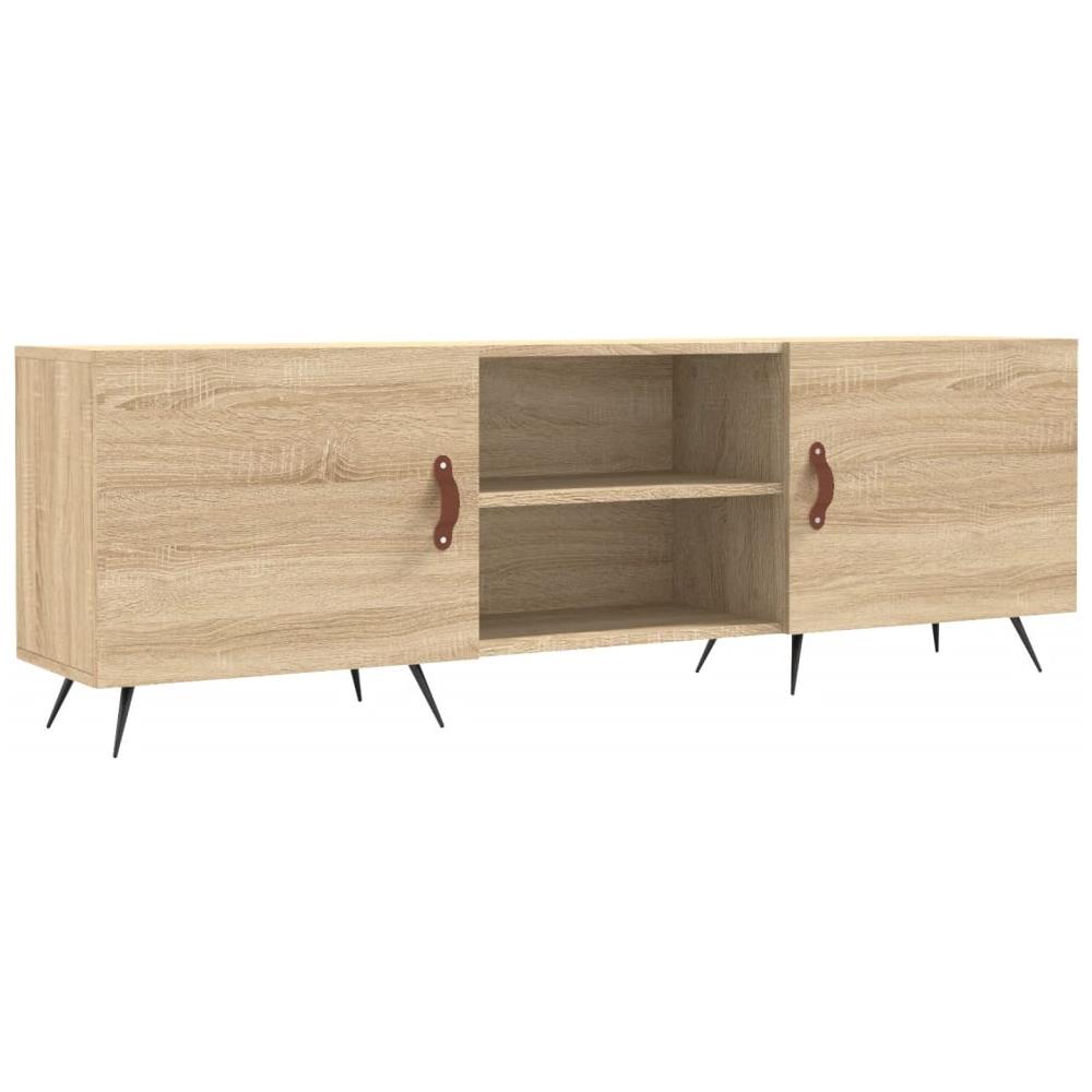 Mobile Porta Tv Rovere Sonoma 150x30x50 Cm In Legno Multistrato - Foto 2