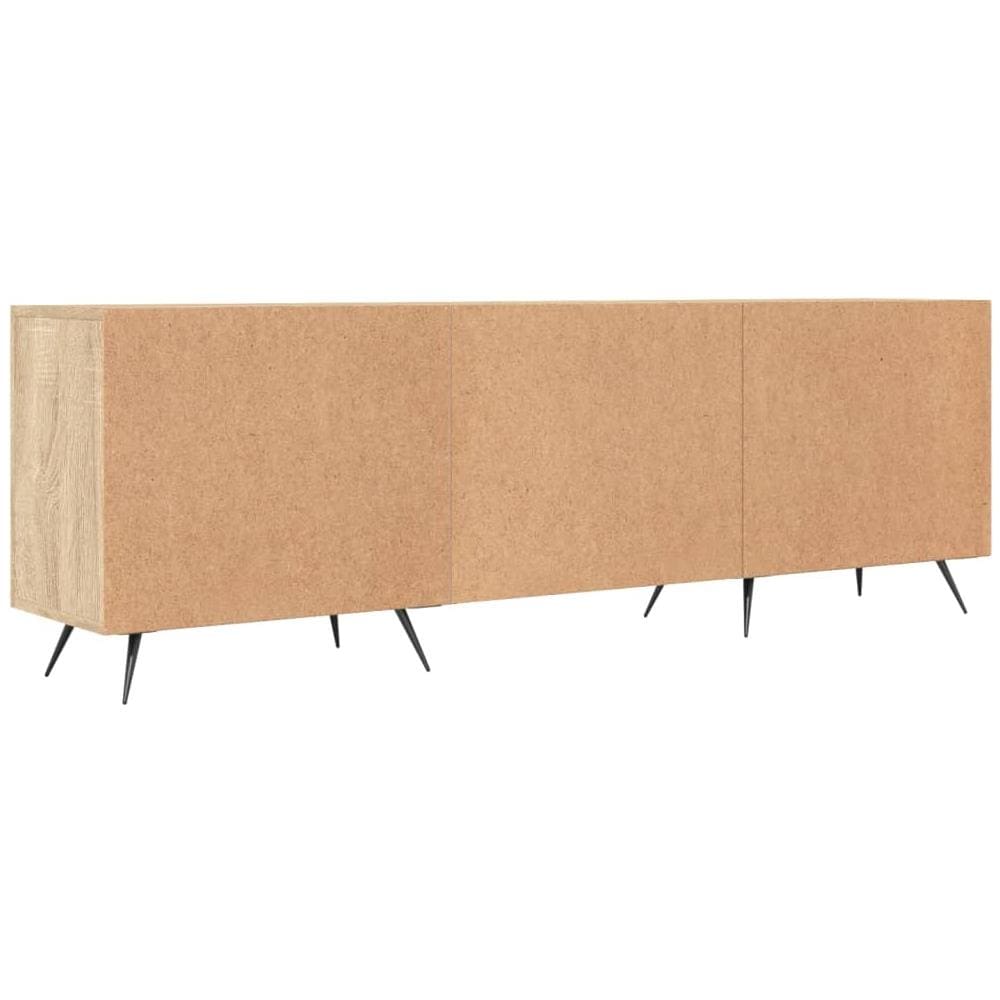 Mobile Porta Tv Rovere Sonoma 150x30x50 Cm In Legno Multistrato - Foto 7