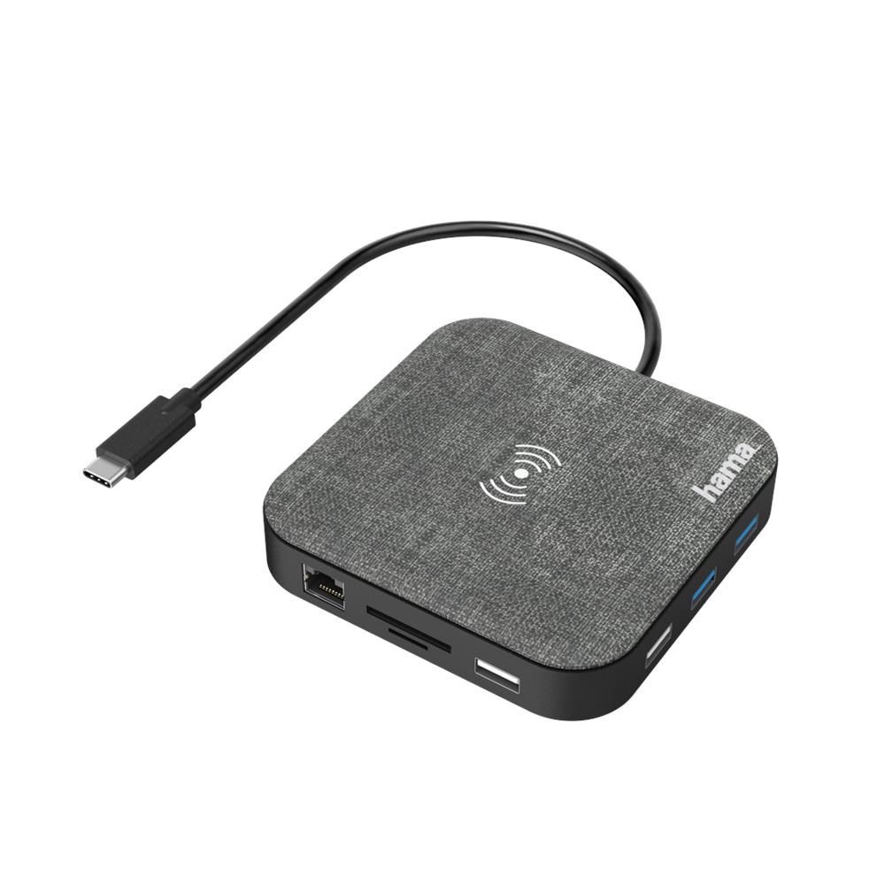 00200134 replicatore di porte e docking station per laptop USB 3.2 Gen 1 (3.1 Gen 1) Type-C Nero, Grigio - Foto 1